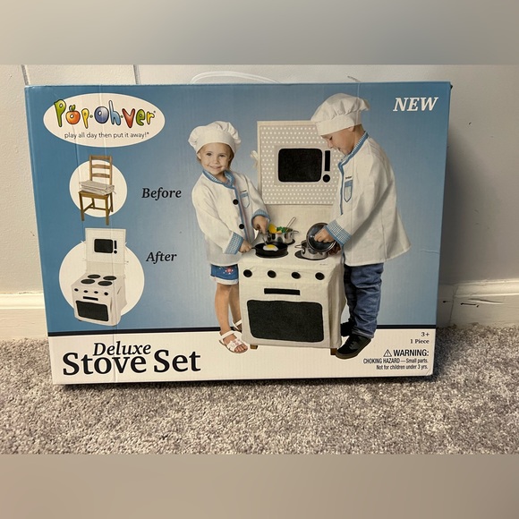 PopOhVer Other - NIB - PopOhVer Pretend Play (Stove Set)